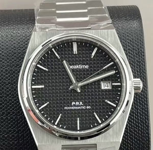 SPEAKTIME Montre classique de luxe PRX TISSOTI, haut de gamme, ultra-fine, bracelet en acier inoxydable 40/35 mm, calendrier, date - Product Image 6