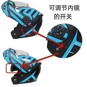 Okcmc Casco Modular para Hombre y Mujer, Par de Lentes, Casco Integral, Casco No Apto para Motocicleta - Product Image 6