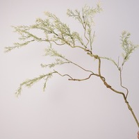 Plantes d'intérieur en pot en plastique, imitation de fleurs de bégonia et de branches de rotin Qianjin, pour décoration au sol