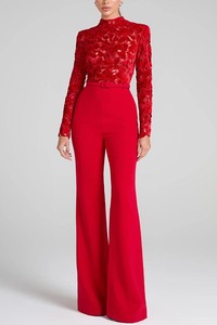<span class=keywords><strong>Combinaison</strong></span> décontractée ample à manches longues avec ceinture et <span class=keywords><strong>pantalon</strong></span> pattes d'éléphant pour l'automne et l'hiver - Product Image 6