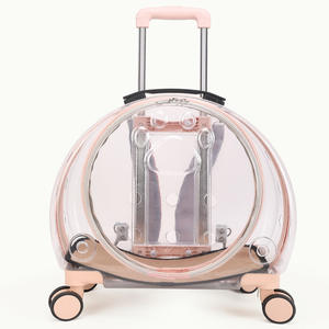 उच्च गुणवत्ता वाले यात्रा उत्पादों पारदर्शी पालतू कुत्ते बिल्ली बैकपैक वाहक बैग वाहक बैग वाहक बैग - Product Image 6