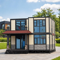 Casa Contenedor Prefabricada Moderna Multifuncional y Altamente Práctica, Estructura de Acero Económica de Alta Calidad, Salón para Supermercado