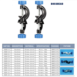 Bosshead penjepit dudukan aluminium paduan, tugas berat dapat disetel untuk tongkat Lab 16mm tugas berat bos penjepit kepala - Product Image 4
