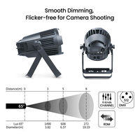 STAR LIGHT P500 FC 500W RGBAL Projecteur LED Fresnel à CRI élevé 2400-8000K 9000lm DMX512/RDM IP30 pour Théâtre, Studio de Cinéma et Éclairage DJ