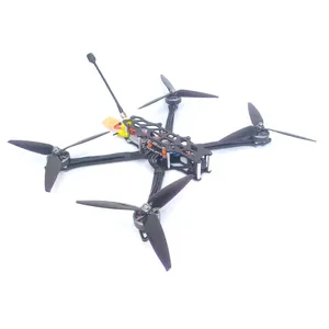 LED ile 7 inç fpv drone kiti Quadcopter uzaktan kumandalı Drone 2.5VTX görüntü iletim mesafesi 7km/20km yarış Drones