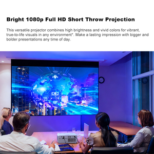 Proyector de Tiro Corto Optoma ZH400ST, 4000 Lúmenes ANSI, Láser, 1080p, 0.496:1, para Habitaciones Pequeñas, ZH400ST Optoma ZH400ST ZH400ST - Product Image 6