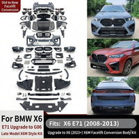 Kit de Carrocería Completo Estilo X6M G06 para BMW X6 E71 2008 2009 2010 2011 2012 2013, Conversión de Parachoques Delantero, Capó y Maletero Trasero
