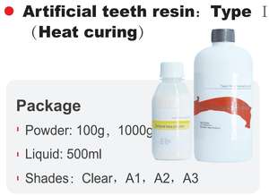 ผงและน้ำยาโพลิเมอร์อะคริลิกสำหรับทำฟันปลอมแบบทำความเย็นเอง - Product Image 6