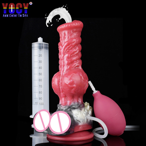 YOCY新着ファンタジー犬の結び目潮吹きディルドビッグサイズアニマルウォータースプレーペニスアナルエロ射精コック大人のおもちゃ - Product Image 3