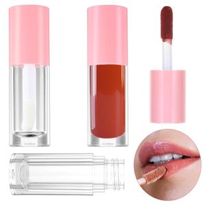 ตัวอย่างฟรี หลอดลิปสติกพิมพ์ลายตามสั่ง หัวแปรงหนา ขนาดใหญ่ สีม่วงลาเวนเดอร์โฮโลแกรม 4.5 มล. มาส์กหน้า - Product Image 5