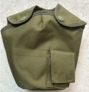 Sac de rangement en tissu Oxford vert olive SFB25, durable, avec poche à rabat - Product Image 5