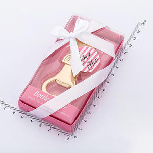 Nicro 1st cadeaux d'anniversaire rose or en alliage de Zinc ouvre-bouteille pour retour invité nouveau-né filles <span class=keywords><strong>bébé</strong></span> douche fête d'anniversaire faveurs - Product Image 4
