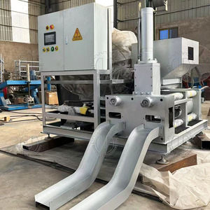 Thủy lực bánh Báo Chí đôi đầu ra kim loại chip đóng bánh máy nhôm swarf máy đóng viên - Product Image 5