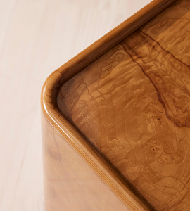 Italie Olive Ash Burl Salon <span class=keywords><strong>Table</strong></span> D'appoint En Bois De Luxe Moderne Bord Arrondi Personnalisé Fabriqué À <span class=keywords><strong>La</strong></span> Main Mobilier D'intérieur <span class=keywords><strong>Table</strong></span> D'appoint - Product Image 6