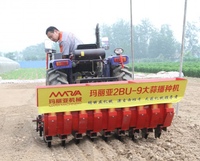 Planteuse d'ail automatique professionnelle, accessoire pour tracteur avec plantation rapide, comprend un composant principal du moteur, distributeur de semences rapide