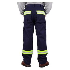 Pantalones <span class=keywords><strong>de</strong></span> Carga <span class=keywords><strong>de</strong></span> Alta Visibilidad <span class=keywords><strong>con</strong></span> Cintura Elástica Resistente al Fuego, Franja Reflectante <span class=keywords><strong>de</strong></span> 2 Pulgadas y 7.5 oz - Product Image 2