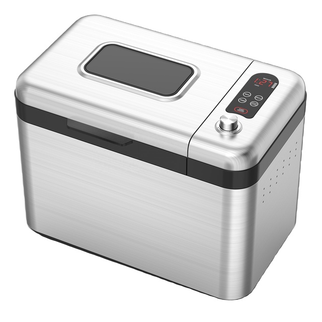 Stainless Steel Housing Bread Maker, with Two Blades, 3lb Capacity, 850W, High End Model