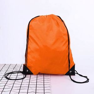 Portable Factory Price Polyester String <b>Backpack</b> Drawstring Organic Custom Terylene Bag Canvas Drawstring <b>Backpack</b> for Sports - Product Image 5