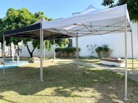 Tente pliante de 40 mm à double couche en PVC, imperméable, pour salon professionnel, abri pour événements sportifs, stand d'exposition extérieur