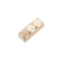 Custom Clear Disposable Plastic Tray for Macaron Cookie Packaging Available in 3 6 9 Sizes Blister Boxes for Macaron Donut