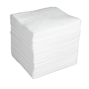Capacité de lumière <span class=keywords><strong>100%</strong></span> tampon absorbant d'huile en polypropylène avec absorption 20L/kg taille 40x50cm pour les déversements de carburant de pétrole sécurité environnementale - Product Image 5