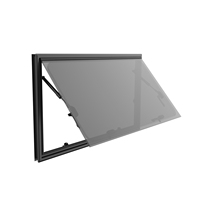 Ventana de Aluminio Resistente con Doble Acristalamiento Acrílico para Autocaravanas, Remolques y Campers, Persianas para Ventanas de RV