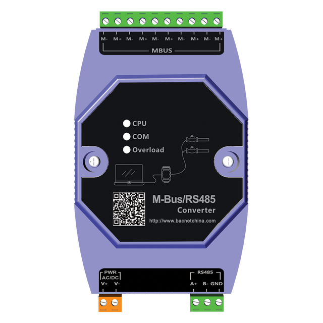 Milesgo MBUS Concentrator MBUS to RS485 DC/AC 24V