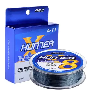 China Factory Supplier High Quality 8 Strand Braided Fishing Line Coated