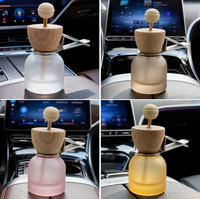 Bouteilles d'huiles essentielles pour voiture, prix d'usine en gros, flacons en verre vides, diffuseur de parfum pour grille d'aération de voiture, bouteille colorée