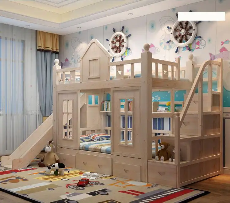 Hot Selling Factory Price Princess Children Bed 1.2M Kids Bedroom Furniture Set for Girls from China