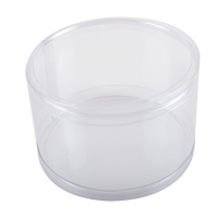 Bocaux à bougies avec couvercle et boîtes emballage boîte de couleur emballage blister cylindre en plastique personnalisé