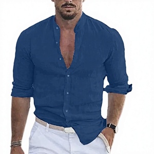 Ensemble court formel d'été pour homme, design personnalisé, vente en gros, manches longues, haute qualité, 100% coton tricoté, tissé uni, séchage rapide, faible MOQ - Product Image 2
