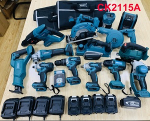 Juego de herramientas de batería de litio EKIIV de gran valor, juegos de 2 a 19 piezas con accesorios, la mejor relación <span class=keywords><strong>calidad</strong></span>-<span class=keywords><strong>precio</strong></span> - Product Image 4