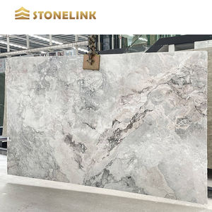 स्टोनलिंक कैंबबोडिया नया गुलाबी संगमरमर पॉलिश सफेद संलयन संगमरमर का प्राकृतिक मिलियन गुलाबी संगमरमर का स्लैब काउंटरटॉप और दीवार सजावट के लिए - Product Image 2