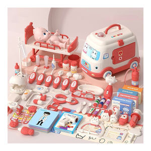 SeaMindかわいいドクタープレイセット子供のための子供の女の子と子供のための遊びおもちゃ木で作られた - Product Image 1