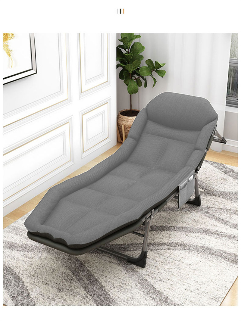 Portable 180cm Reclining Folding Bed - Perfect for Camping