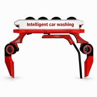 Machine de lavage de voitures intelligente rouge