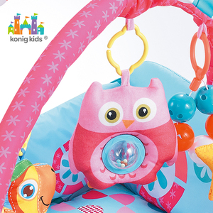 Pour jouet éducatif clôture à quatre côtés bleu-vert doux bébé tapis de jeu pour 0-24 <span class=keywords><strong>mois</strong></span> ramper activité Playgym - Product Image 2