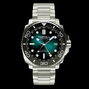 Reloj Mecánico de Buceo de Lujo Personalizado de Alta Calidad, Caja de Acero Inoxidable, Resistente al Agua <span class=keywords><strong>5</strong></span> <span class=keywords><strong>Bar</strong></span>, Reloj Mecánico para Hombre - Product Image 6
