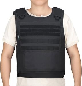Gilet tactique et sac à dos d'usine avec doublure en polyester, ceinture à coussin d'air imperméable, fermeture éclair – Design unisexe tendance pour l'extérieur - Product Image 2