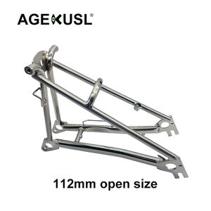 Cuadro de <span class=keywords><strong>Bicicleta</strong></span> AGEKUSL, Horquilla Delantera, Triángulo Trasero, para <span class=keywords><strong>Bicicleta</strong></span> <span class=keywords><strong>Plegable</strong></span> <span class=keywords><strong>Brompton</strong></span> de 16 Pulgadas - Product Image 3