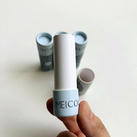 Tubes de baume à lèvres en papier faits à la main, écologiques, recyclables, compostables, personnalisables, conteneurs cylindriques en carton, parfum Vanishing