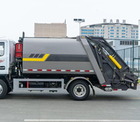 Camion compacteur de déchets à chargement arrière 8CBM, neuf, Dongfeng Dolica, pour la collecte des déchets urbains et ruraux