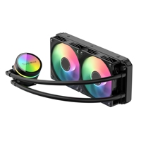 Kit de refroidissement liquide pour PC ARGB 36 cm, radiateur de refroidissement pour processeur AIO PC, écran LCD 360, ventilateur de refroidissement silencieux pour ordinateur 240 mm