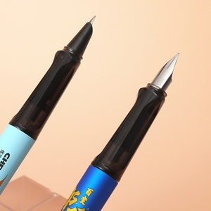 Caja de 12 Plumas Estilográficas con Punta Dorada para Corrección de Postura, Marca Descendant Nezha, para Niños de Tercer Grado de Primaria - Product Image 4