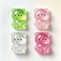 Expédition rapide, ours en gelée irisés scintillants, jouets à presser transparents, jouets mignons pour soulager le stress
