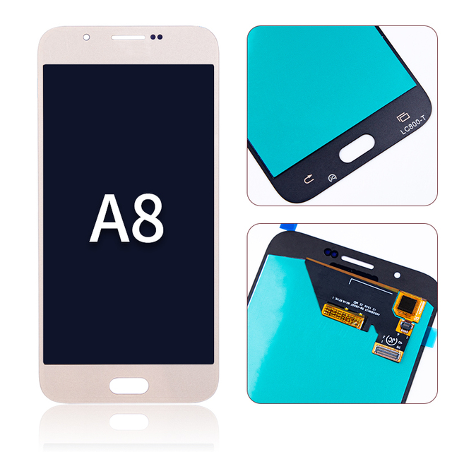 Original Factory Price Mobile Phone LCDs Replacement for Samsung Cell Phone LCD Display Touch Screen for Samsung A8 A810