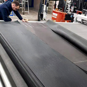 UV Baskı Makineleri Dayanıklı ve Isıya Dayanıklı Kauçuk Ayarlanabilir Hızlı Geniş Format Yazıcı Konveyör Bandı - Product Image 4