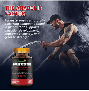 Cápsulas de turkesterona Wins Town, suplemento de nutrición deportiva para apoyo energético, mejora del bienestar muscular y aumento de masa muscular. - Product Image 3