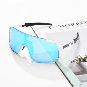 2024 TR90 cadre Super léger rectangulaire tout-en-un surdimensionné miroir hommes et femmes universel vélo sport lunettes de <span class=keywords><strong>soleil</strong></span> - Product Image 1